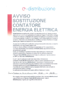 <p>Avviso sostituzione Contatori Enel Isola di Albarella</p>
